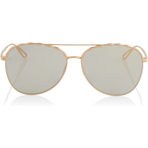Elie Saab ES008/S J5G Zonnebril - Dames - Goudkleurig