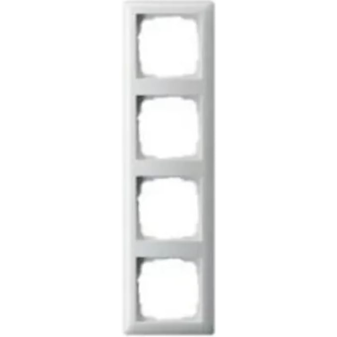 Gira Afdekraam St55 4-voudig Wit