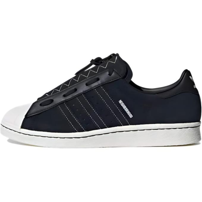 Neighborhood x adidas Superstar 80s 'Core Black' 47