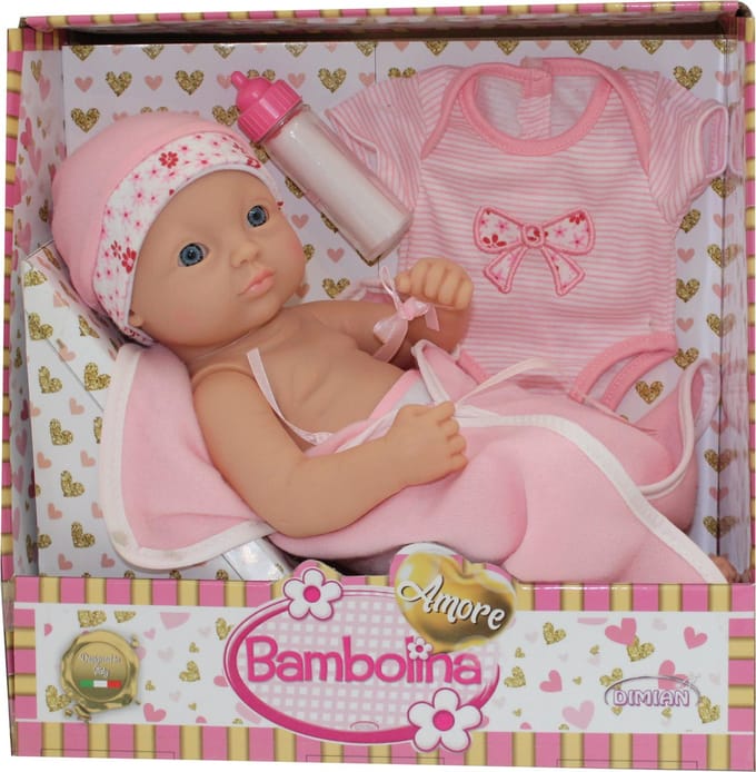 Pop Newborn met accessoires - Amore - 34 cm.