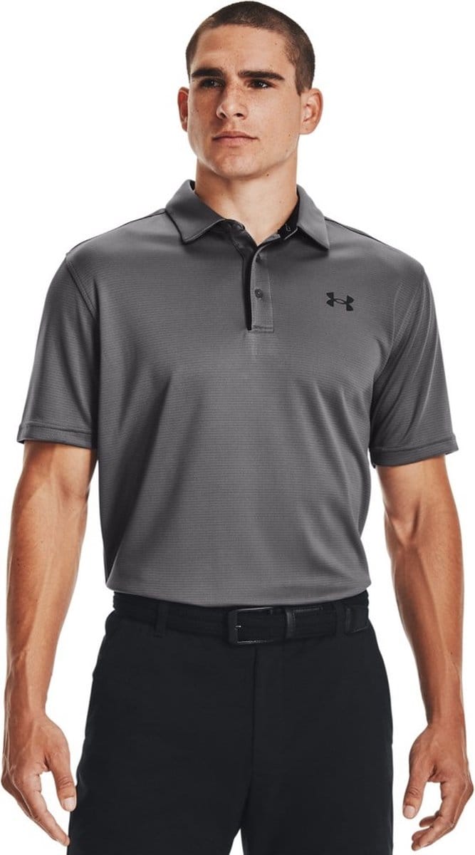 Under Armour Tech Polo Heren-Grijs,Zwart