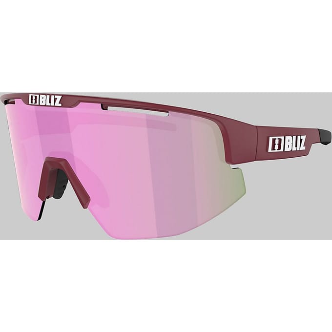 BLIZ Active Eyewear Matrix Small Matt Burgundy Zonnebril rood