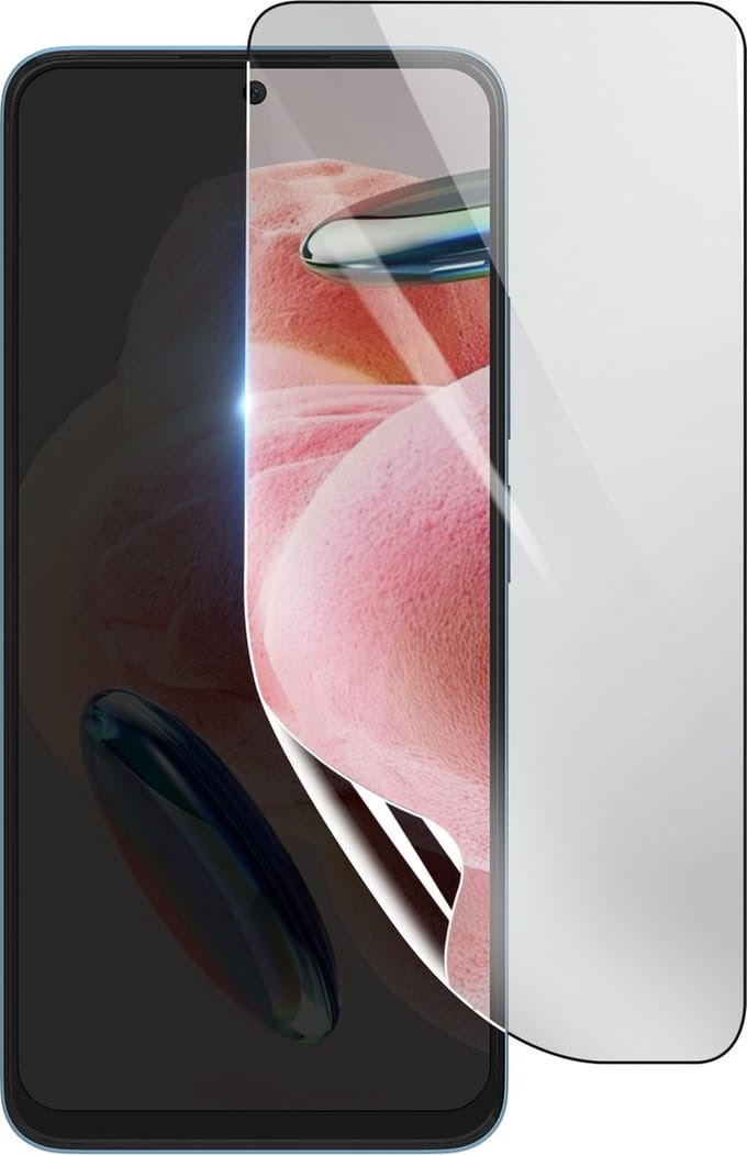 3mk, Geschikt voor Xiaomi Redmi Note 12, Schokbestendige Hydrogel Screenprotector, Transparant