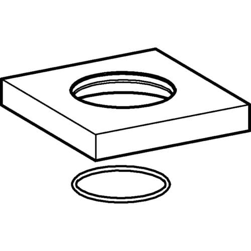 Hansa rosette 75 x 75, complete 59913879