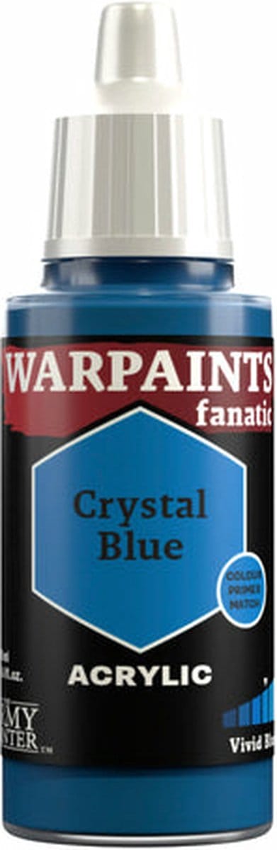 The Army Painter Warpaints Fanatic: Crystal Blue (18ml) - Verf