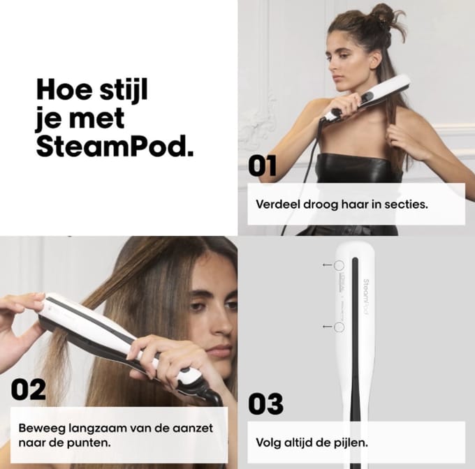 L'OREAL PROFESSIONNEL Steampod 3.0 – Steam steiltang – 3 standen