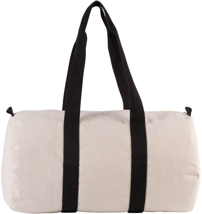 Kimood Reistas van katoencanvas KI0632 - NATURAL / BLACK - One size