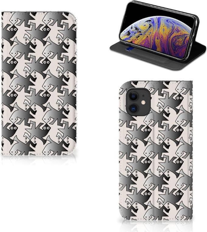 Apple iPhone 11 Hoesje maken Salamander Grey