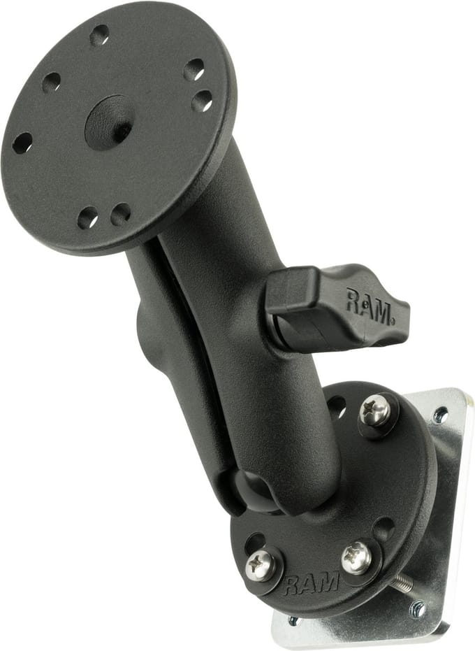 RAM Mount Klemhouder met Ronde Montageplaat (B-Maat)