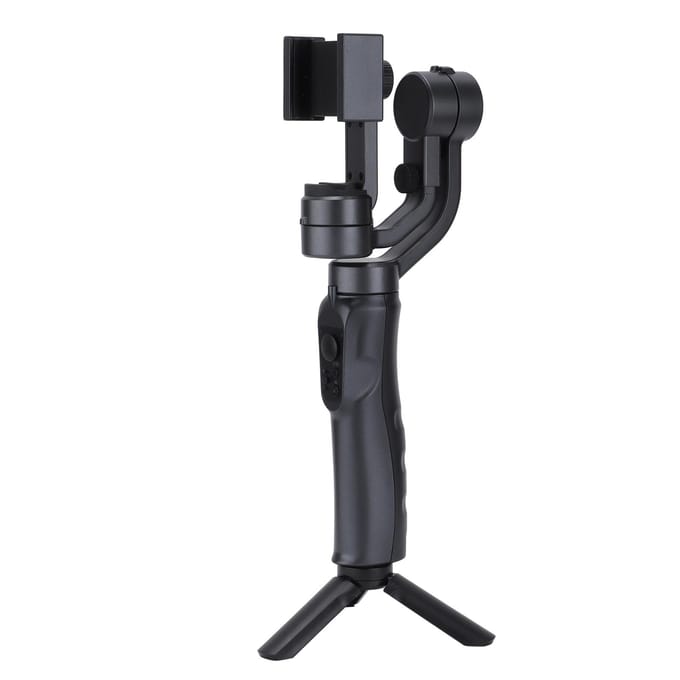 F6 Stabilisateur Gimbal Portatif à Trois Axes Vlog Diffusion en Direct Anti-secousse Support de Téléphone gray