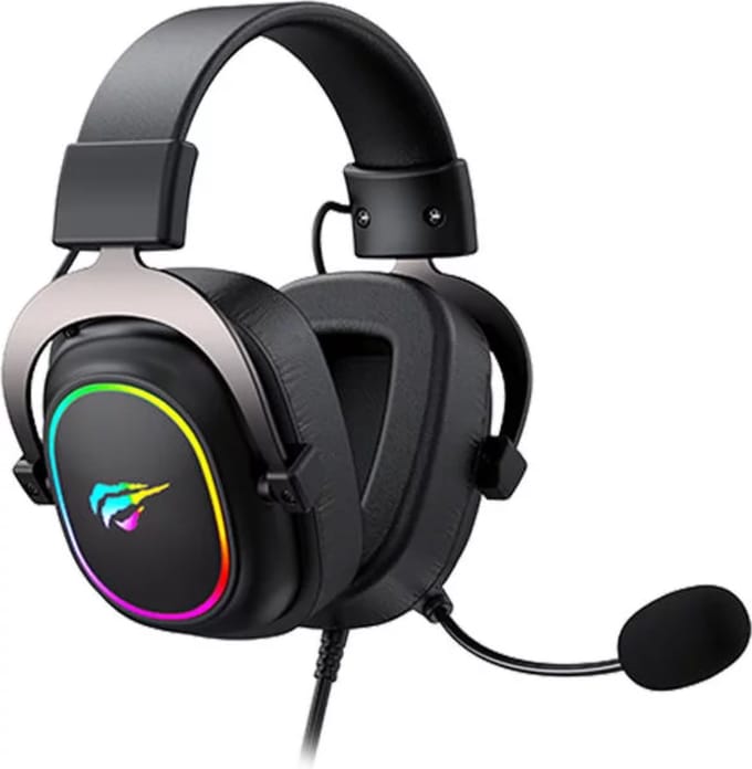 Gaming Headset 3.5mm HAVIT H2002P, RGB, 2m, Zwart