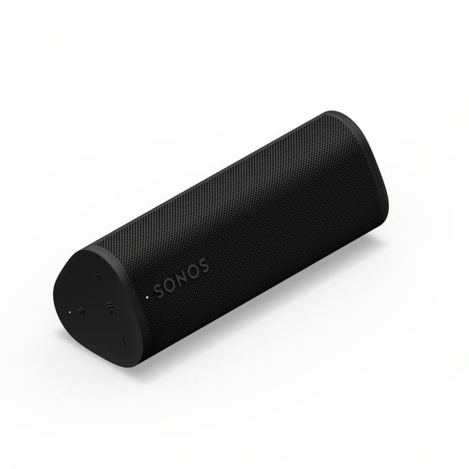 Sonos Roam 2 - Draagbare smart speaker - Wifi & Bluetooth - Waterdicht (IP67) - Tot 10 uur batterijduur - Zwart