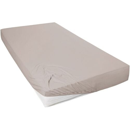 Primera Jersey hoeslaken (Kiezel, 90-100 x 200 cm)