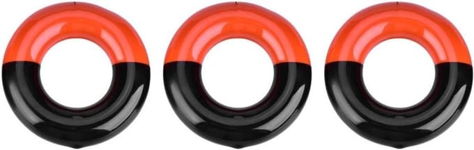 Golf Schommelring - Golf Gewicht Ring - Golf Training - Verbetert Golfkunst - 3 stuks - Zwart Oranje