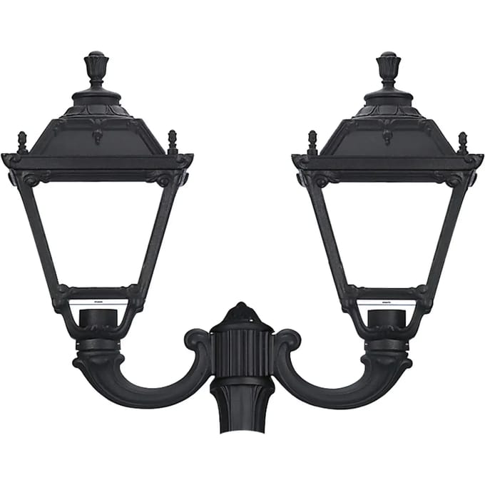 Luminaires voor paal 2 armen Dopo lighting Ndura Medium 4 Ip55 E27