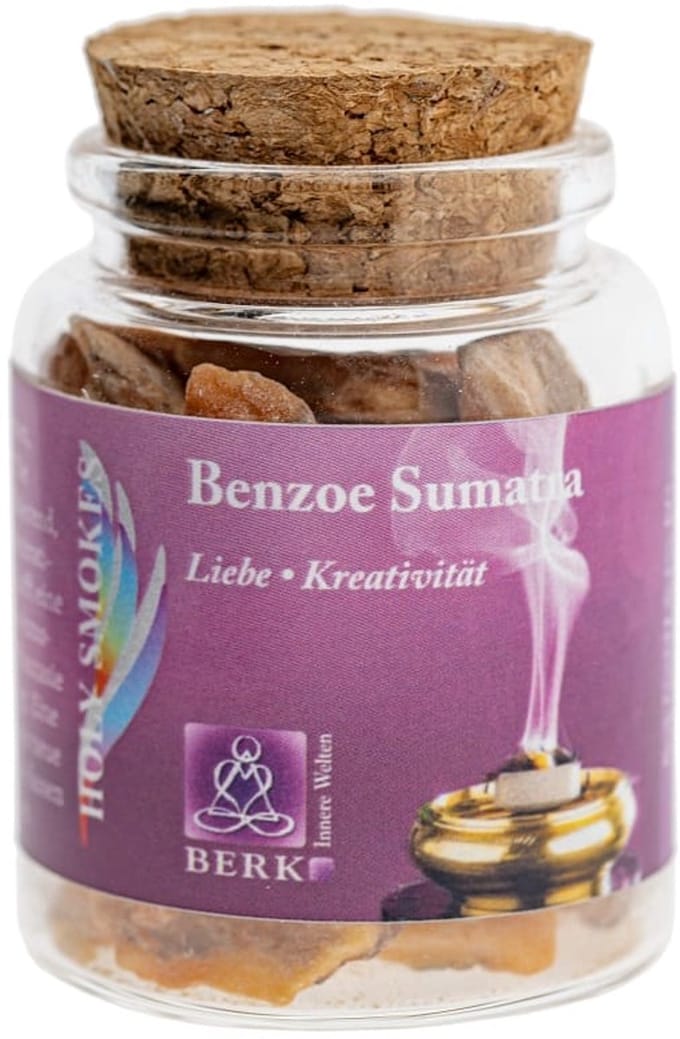 Wierookhars Benzoë Sumatra in Glas