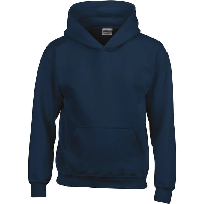 Gildan Heavy Blend™ Classic Fit Youth Hooded Sweatshirt GI18500B - Navy - 7/8 years (M)