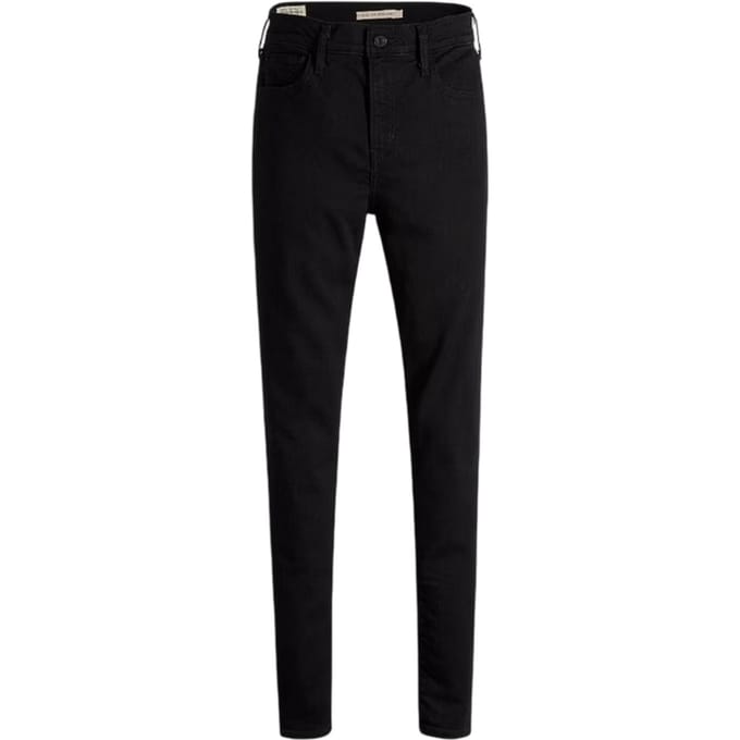 Levis Dames/Dames High Rise Skinny Jeans (Zwart Hemels)