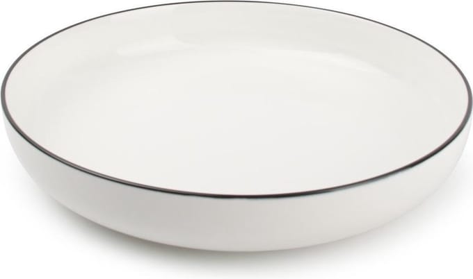 Salt&Pepper - Studio base - diep bord - 21,5 cm - wit - set/4