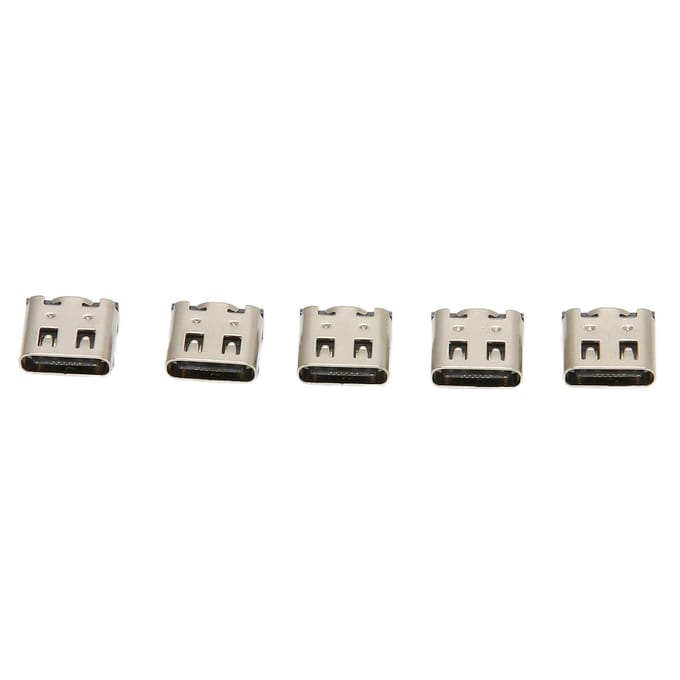 5 Pièces Connecteur de Socket de Manette Port Interface Type C Remplacement Socket de Charge d'Alimentation pour PS5 beige