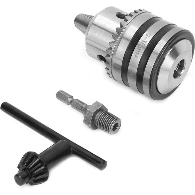 3.0 16MM 1 2 20UNF Boorkop Adapter Kit Sleuteltype Boorkop met Zeskantkop Adapter