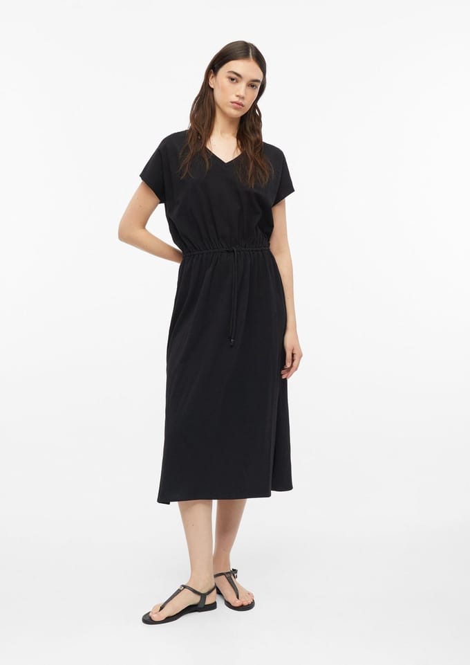 relaxed fit vrijetijdsjurk van katoenmix