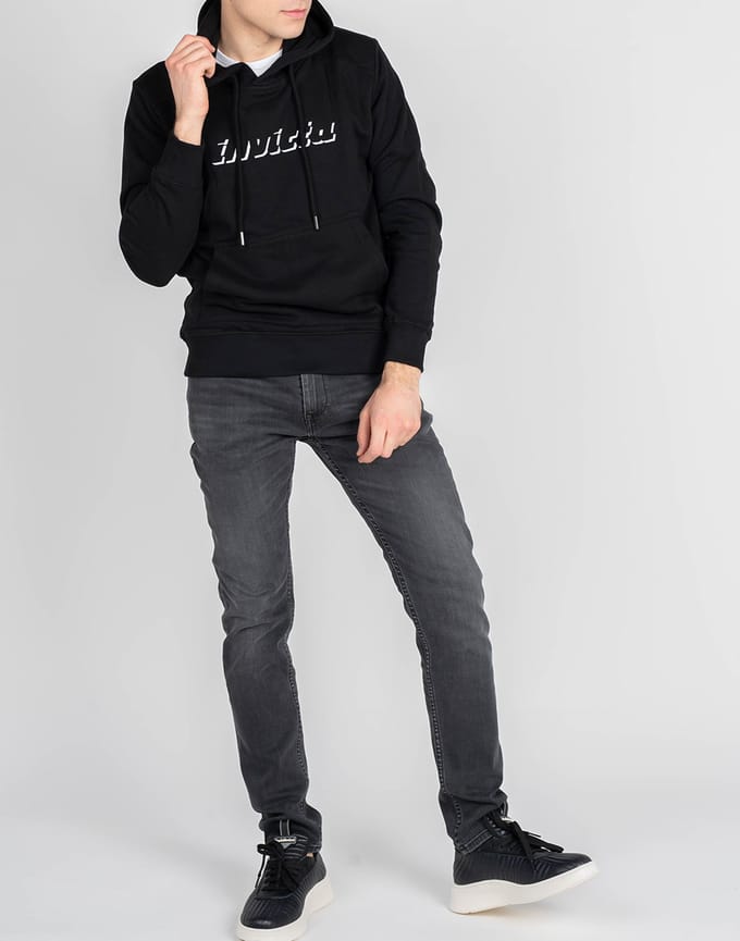 Invicta blouse Mannen zwart
