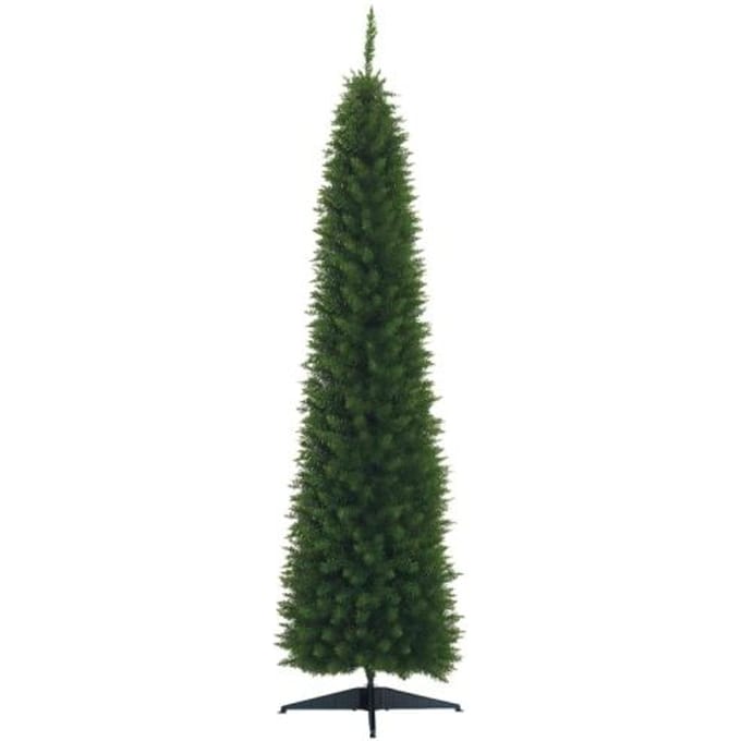 Sapin de Noël artificiel - MUVOE - Étoile de Noël - 2,1 m - 499 branches - Support inclus vert