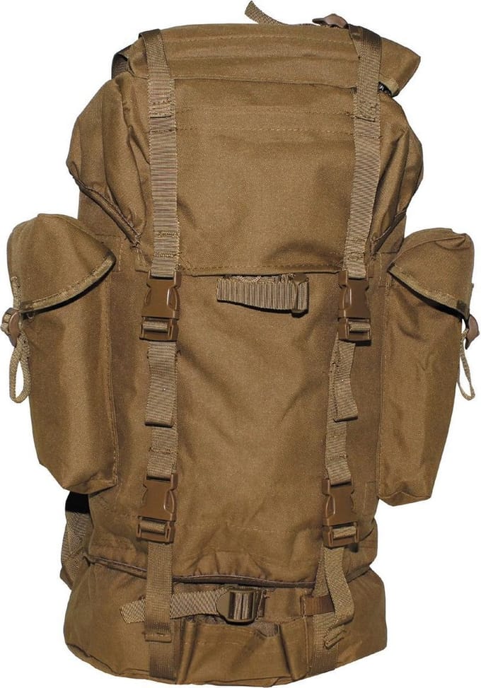 MFH Bundeswehr Combat - Grote legerrugzak - 65 liter - Coyote Tan