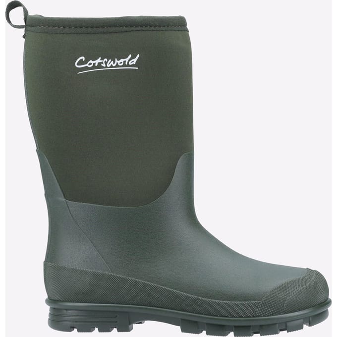 Cotswold Hilly Neoprene Tpr+neopreen Groene Regenlaarzen Voor Kinderen