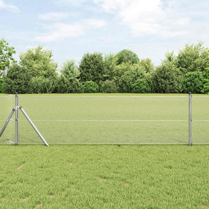 vidaXL - Gelast - gaashek - 5000 - x - 40 - cm - Zilver
