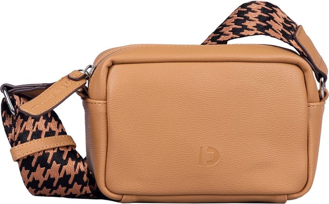 TOM TAILOR Schoudertas Abbie Camera Bag Camel Lichtbruin