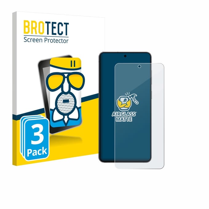 BROTECT - Screenprotector voor Samsung Galaxy S25 Edge - Folie Beschermfolie Beschermglas matte 3 Stuks