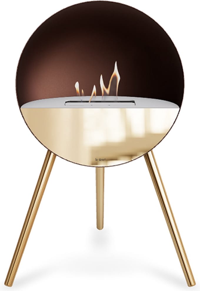 Le Feu Eye - Mocca/White/Rose Gold/Rose Gold - 48cm