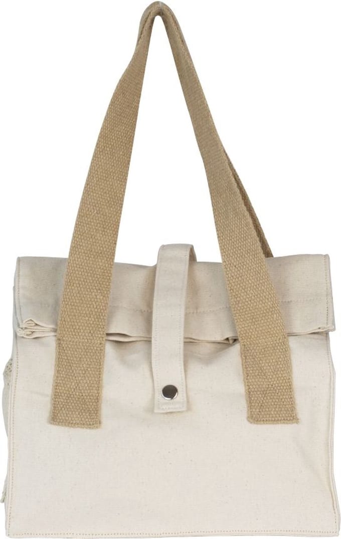 Lunchtas, Organic, Katoen, Wit, 4 Liter - Pebbly