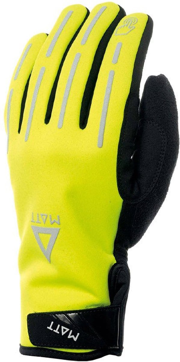 Matt All Around Tootex Handschoenen Geel,Zwart L Man
