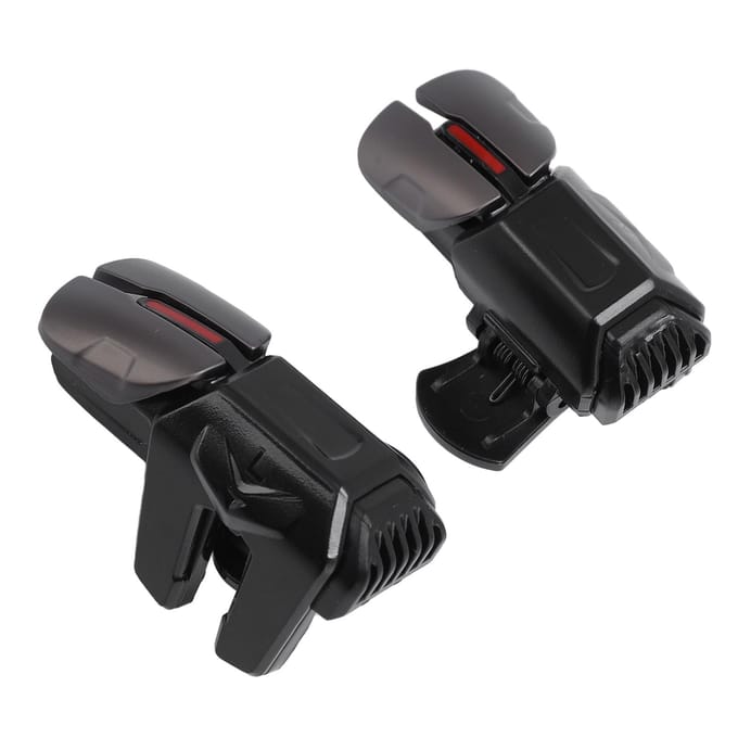 Mobiele Game Trigger Ergonomisch Gevoelig Verhoog Reactiesnelheid 6 Triggers Mobiele Telefoon Spel black