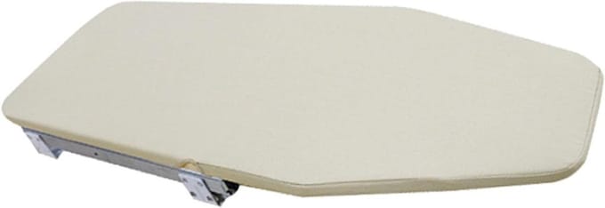 Houten Strijkplank - Opvouwbaar Tafelblad - Efficiënt Strijken - Hittebestendige Hoes - 80x30 cm - Beige