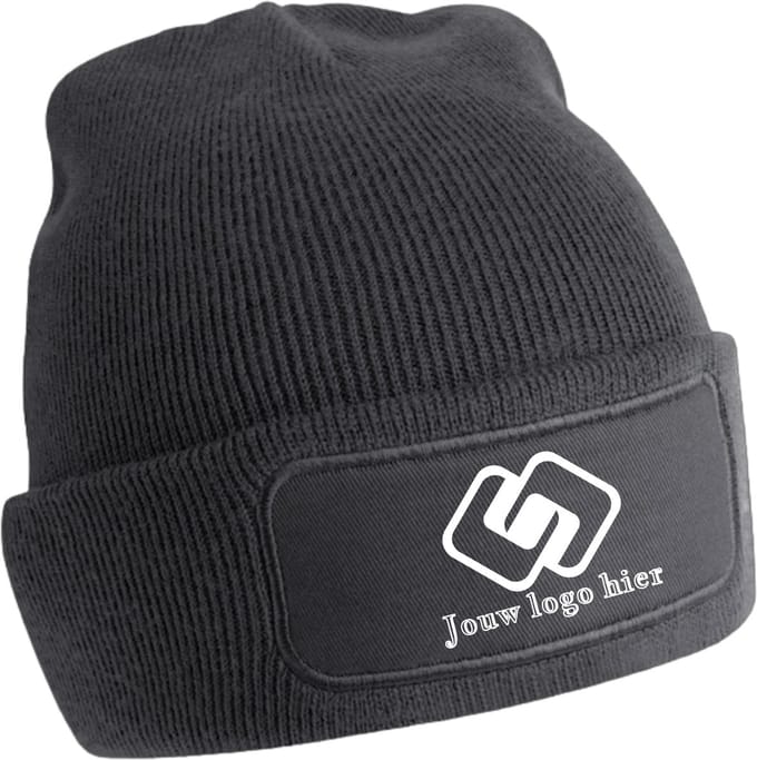 Muts bedrukt met logo - muts - Beechfield - bedrijfskleding - gepersonaliseerd