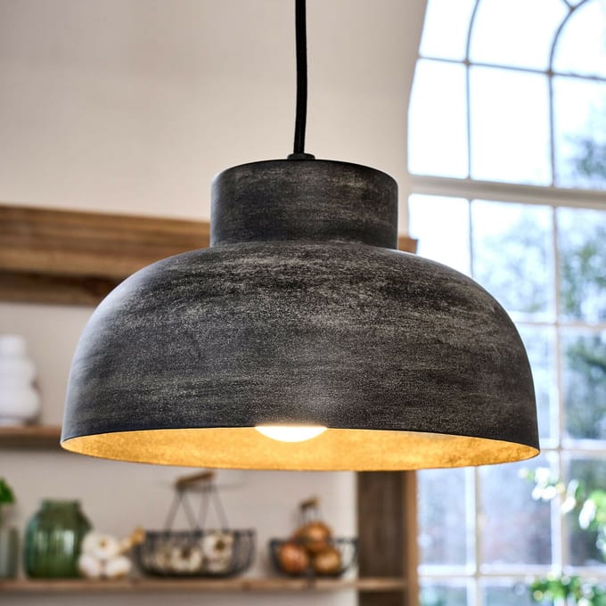 LOBERON Hanglamp Soleil de Minuit antiekzwart