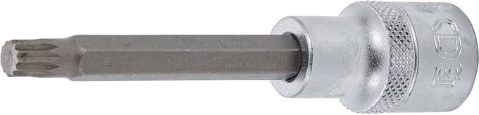 BGS Dopsleutelbit lengte 100 mm 1/2 veeltand (voor XZN) M8