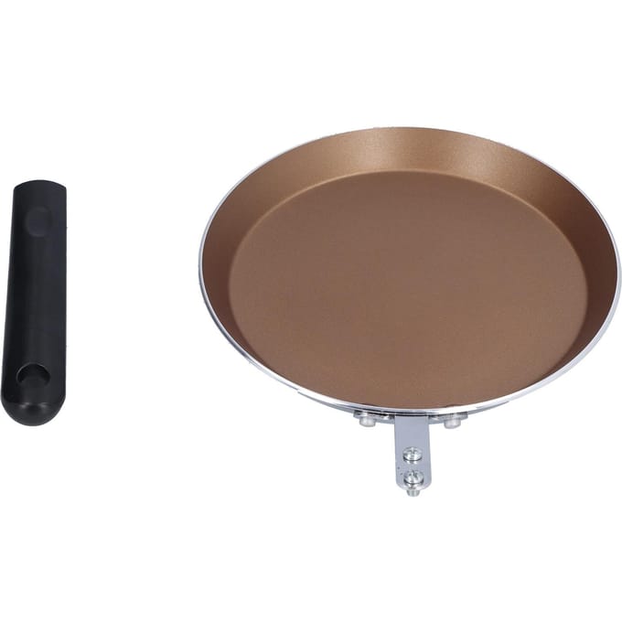 6 inch koekenpan met platte bodem, medische steen, antiaanbakpan voor inductie goud