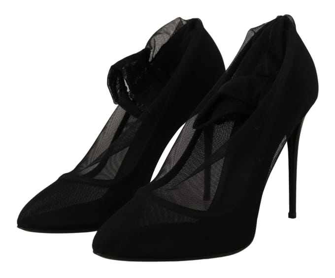 Mesh Pumps La9800 Stilettos
