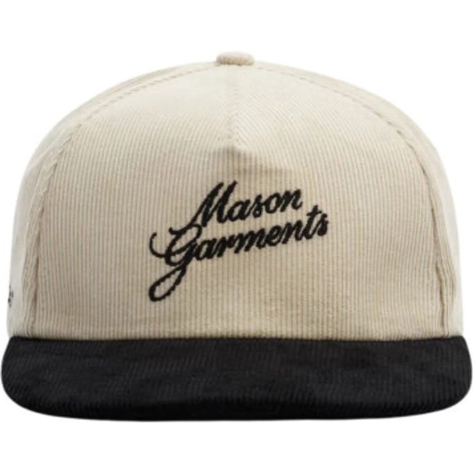 Mason Garments Cap Bicolore Petten Zwart Acc-27