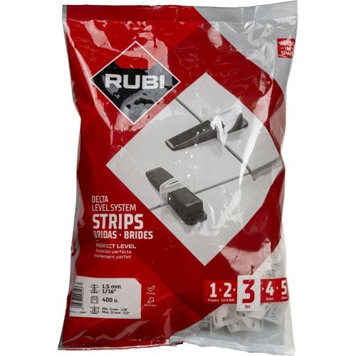 Rubi Delta Level System - Tegelclips - 1,5 mm - 400 stuks