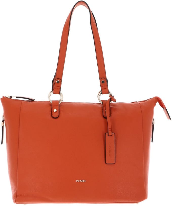 PICARD shopper schoudertas met laptopvak Java Shopper Orange oranje