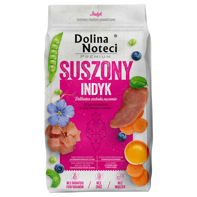 Dubbelpak: 2x9kg Dolina Noteci Premium Kalkoen Hondenvoer droog
