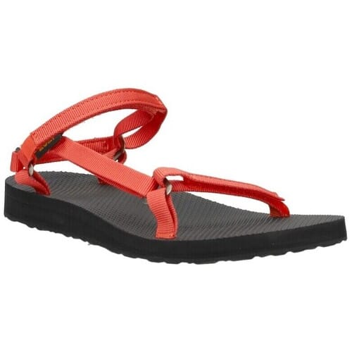 Teva ORIGINAL UNIVERSAL SLIM - Dames Sandalen - Zwart/Rood - Maat 37