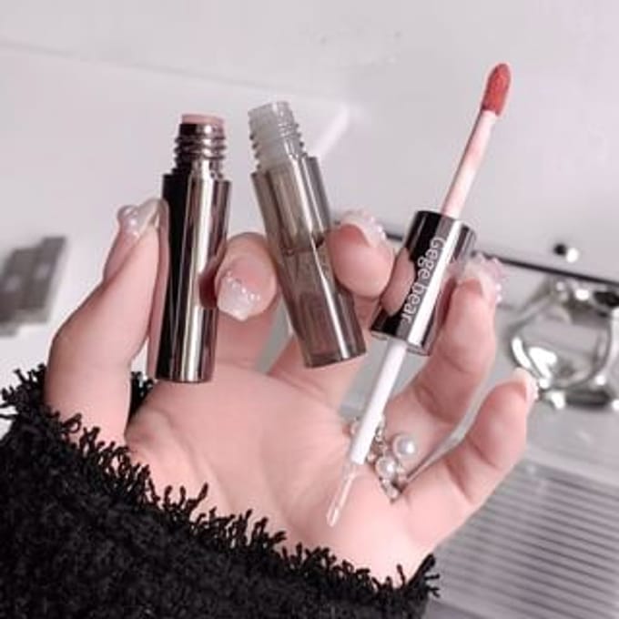 Gege Bear - BUY 3 GET 40% OFF - 2 in 1 Lip Glaze - #04-#06 #05 - 2g*2