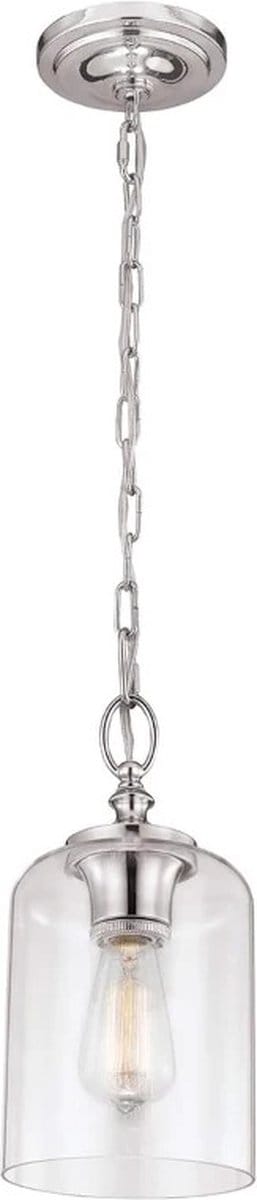 Feiss LED Hanglamp Hounslow | 1X E27 Max 60W | Dimbaar | Polished Nickel